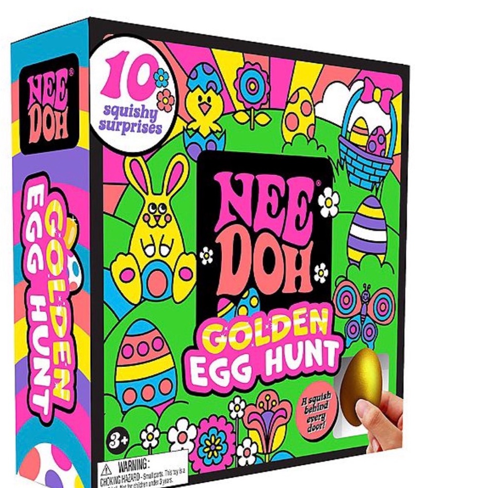 Nee Doh Golden Egg Hunt Toy Set